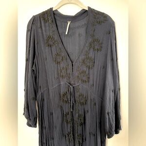 Free People Fable Navy maxi dress L